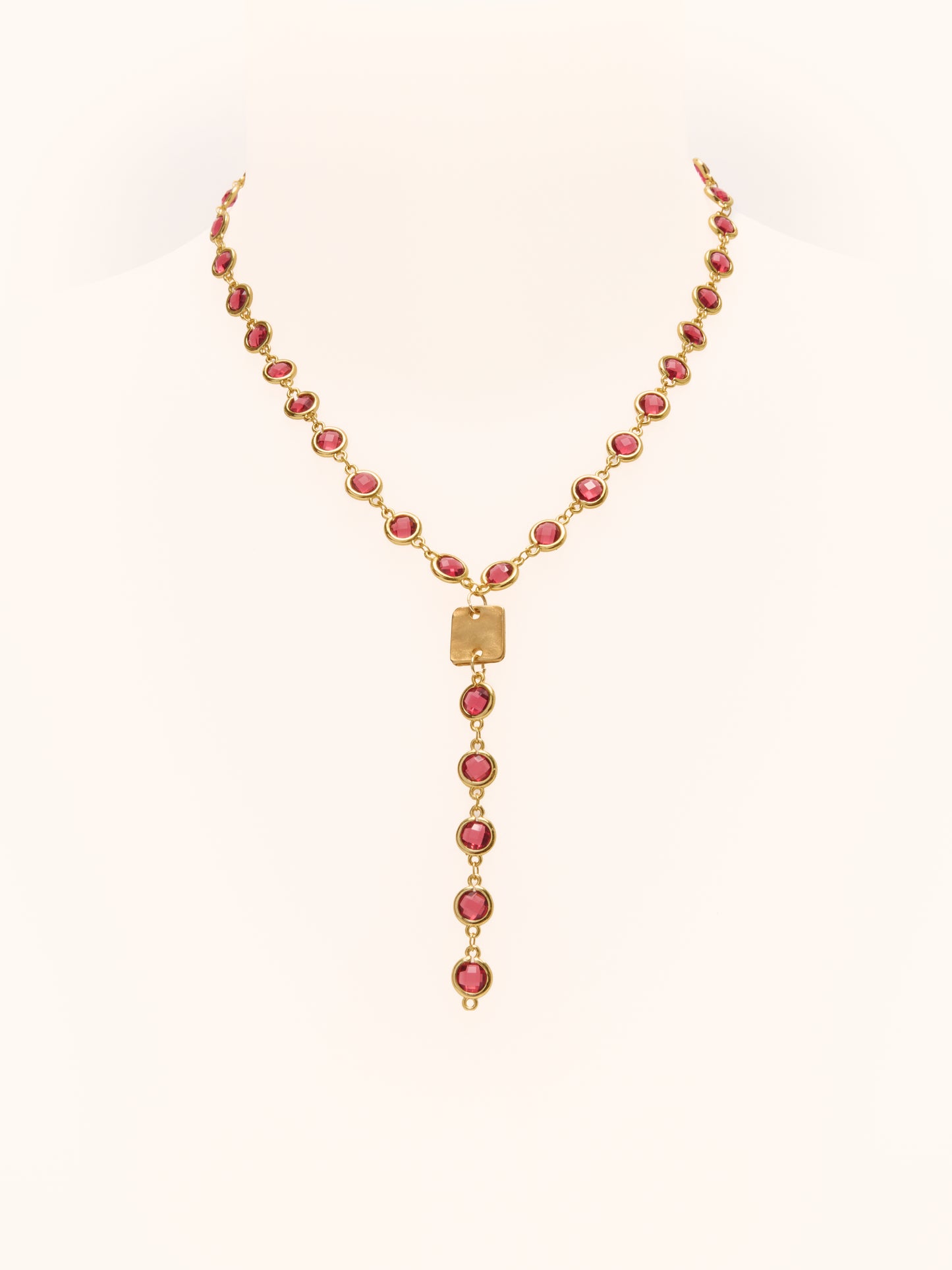 Collana Aura Borgogna