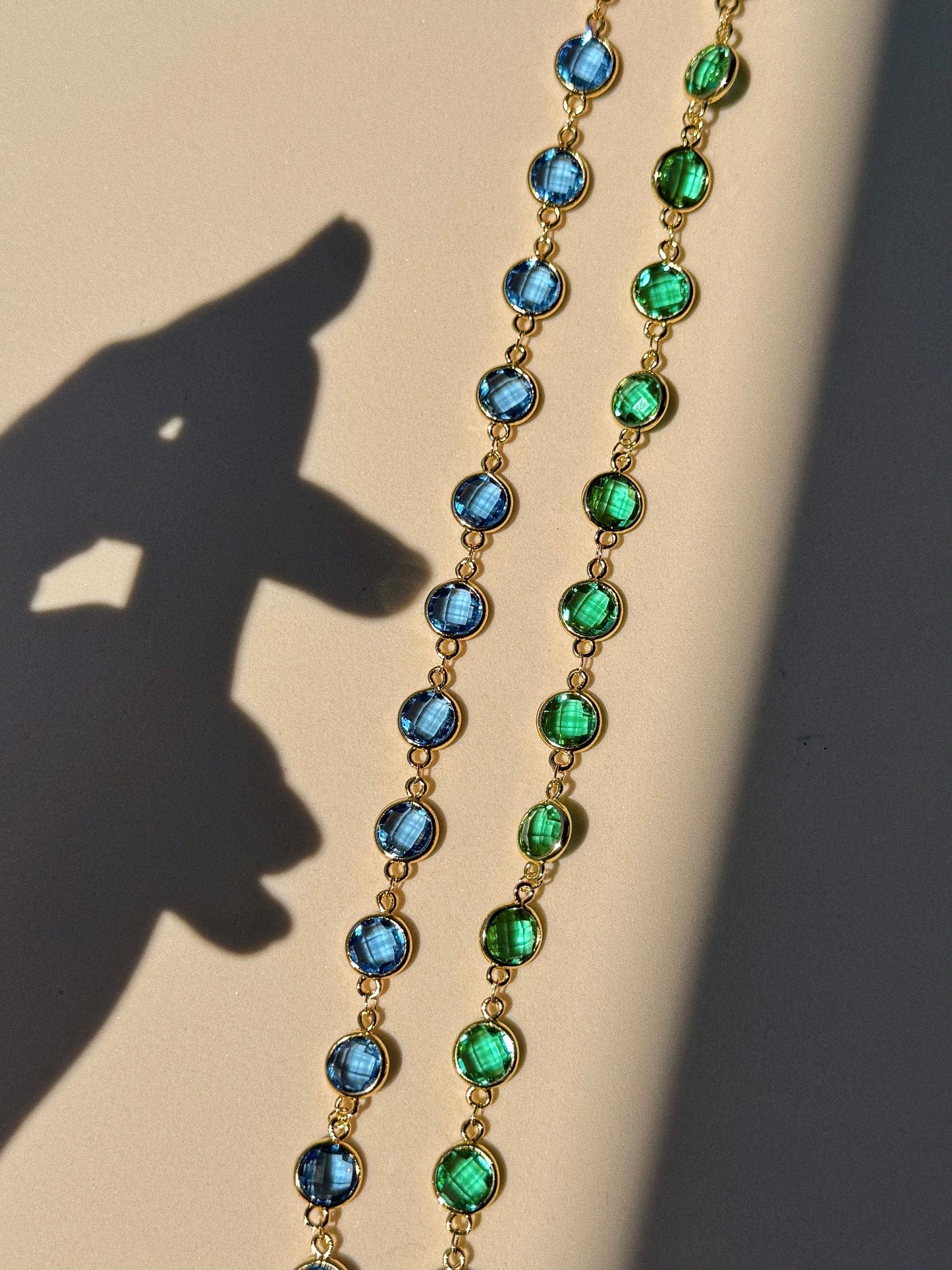 Aura Choker Blu