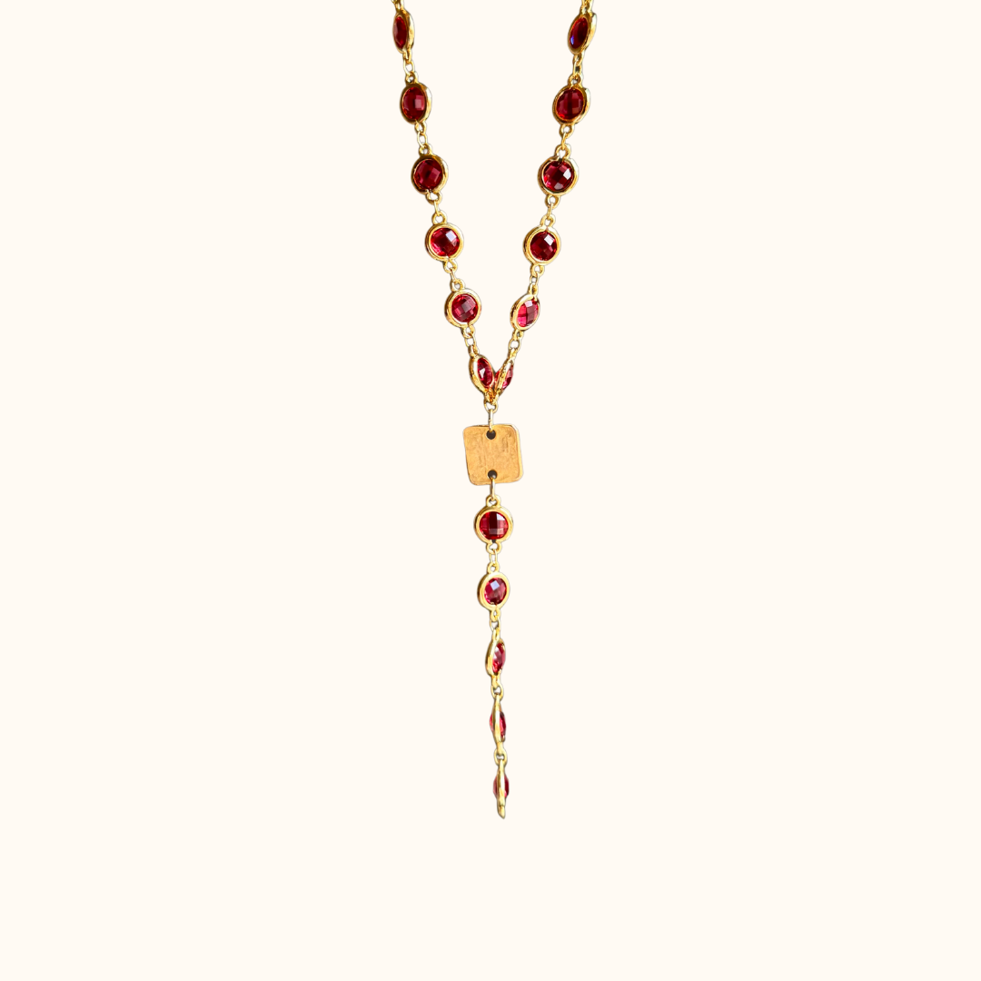 Collana Aura Rosso Fragola