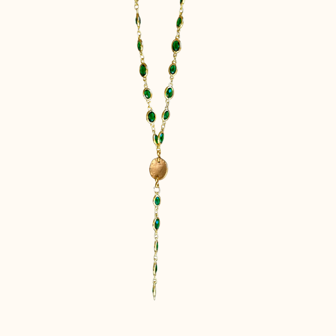 Collana Aura Verde Smeraldo