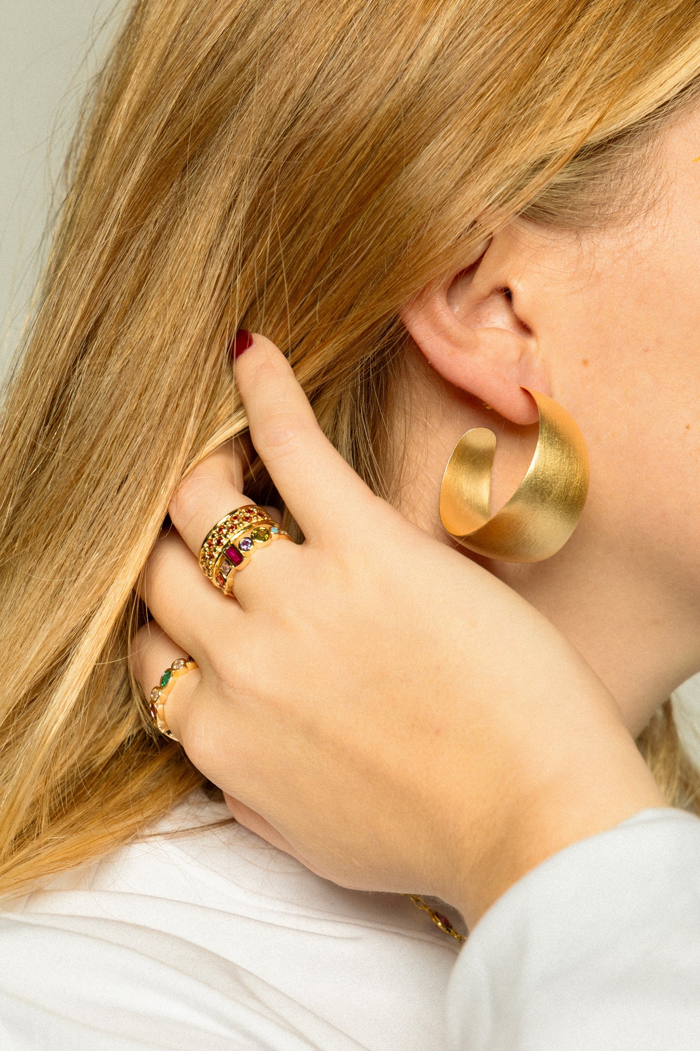 Anello Fedina Rettangolo