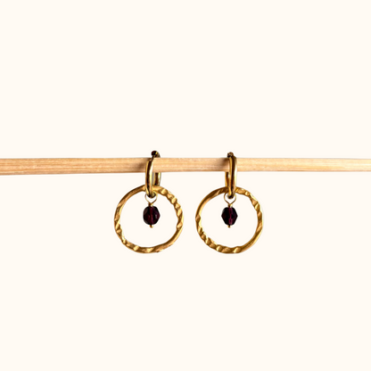 Thin Circle Compound Earrings