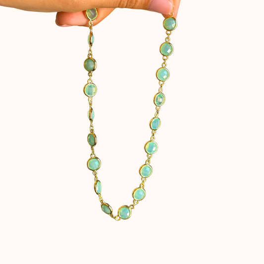 Aura Choker Verde Chiaro
