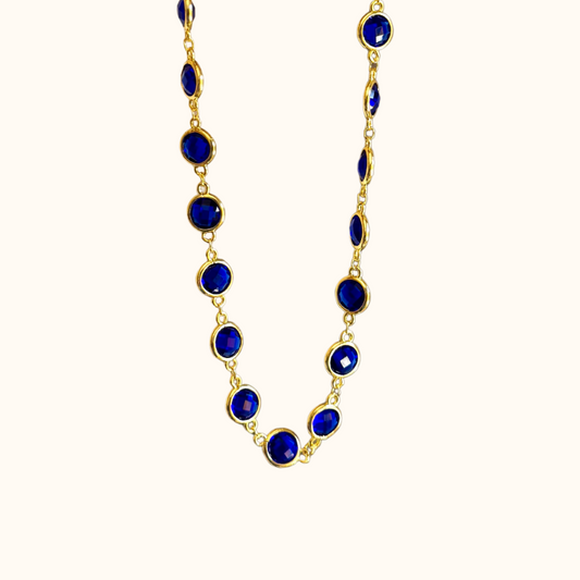 Aura Choker Blu Elettrico