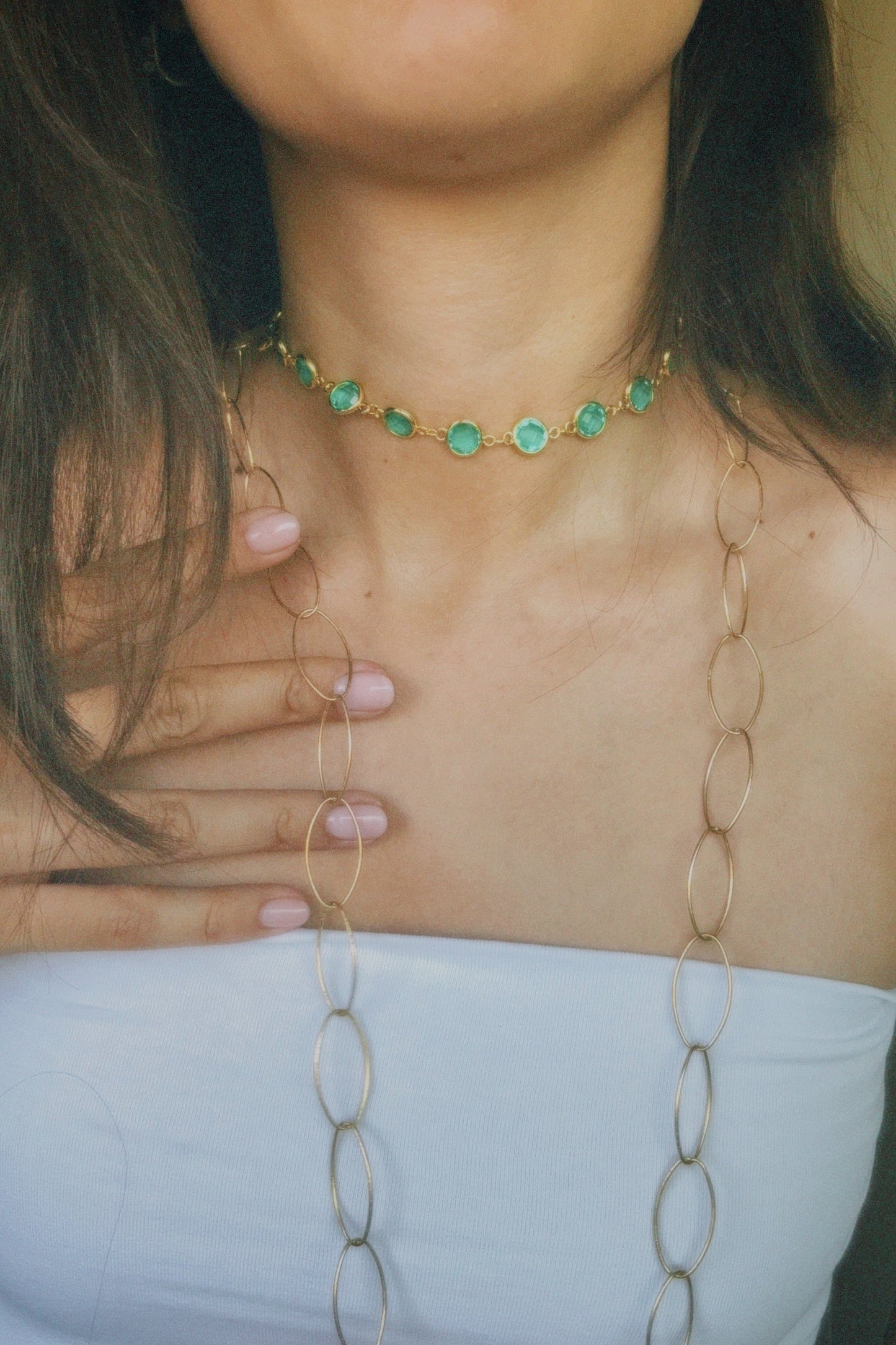 Aura Choker Verde