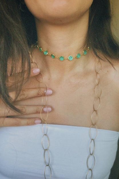 Aura Choker Verde