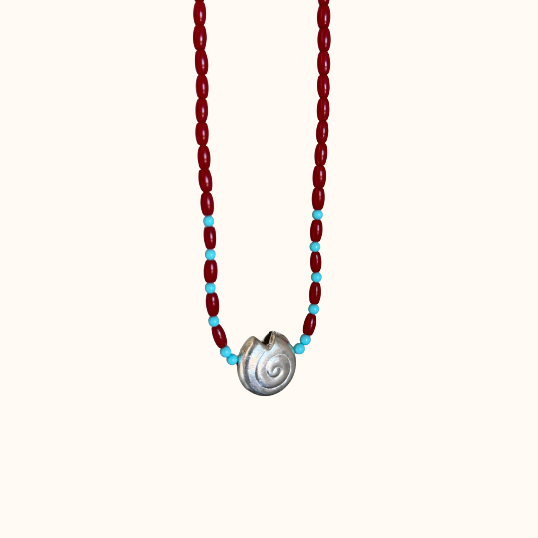 Collana Coralé Argento