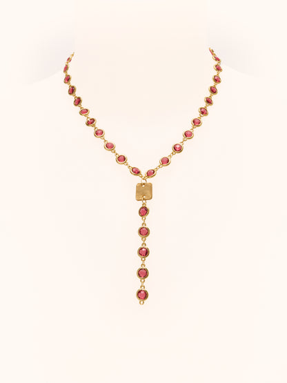 Collana Aura Borgogna