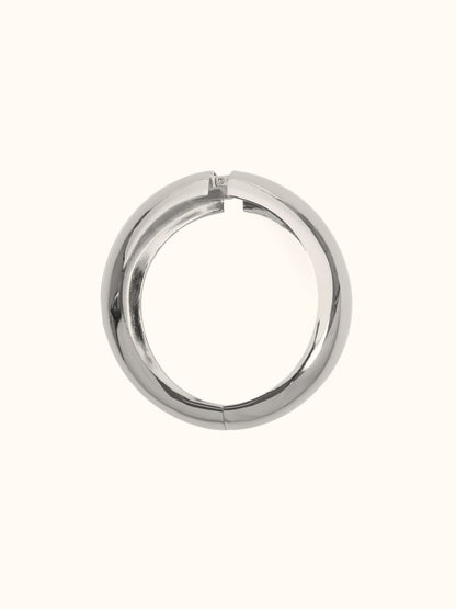 Bangle Onda Spessa Argento