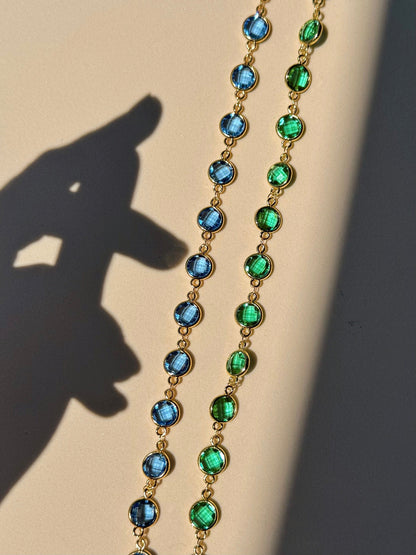 Aura Choker Blu