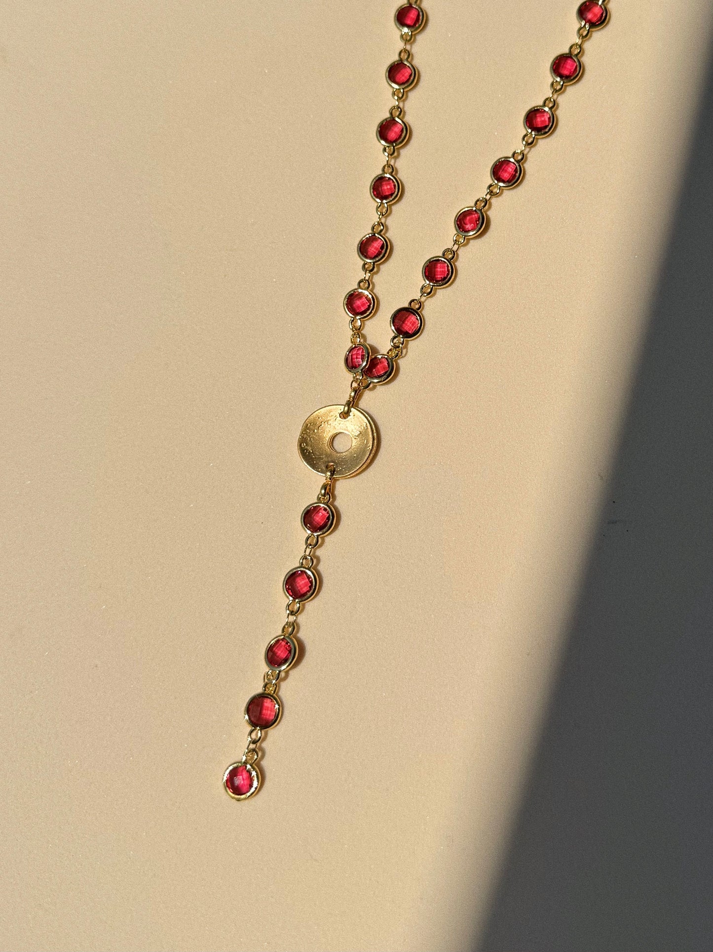 Collana Aura Borgogna