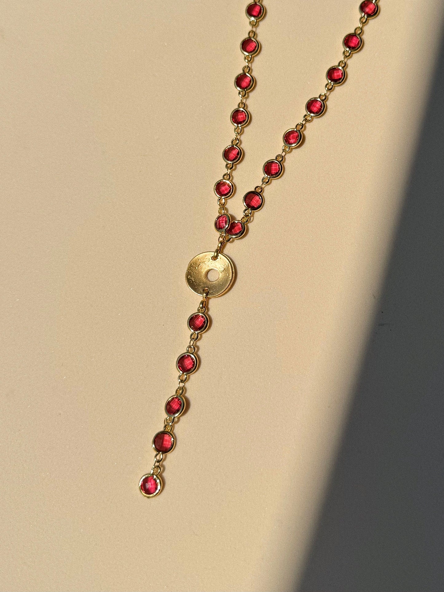 Collana Aura Borgogna