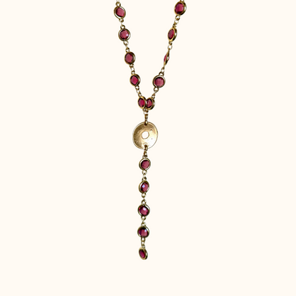 Collana Aura Borgogna