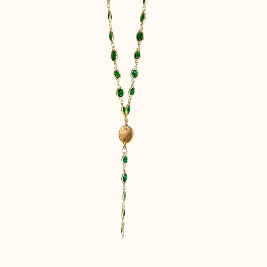 Collana Aura Verde Smeraldo