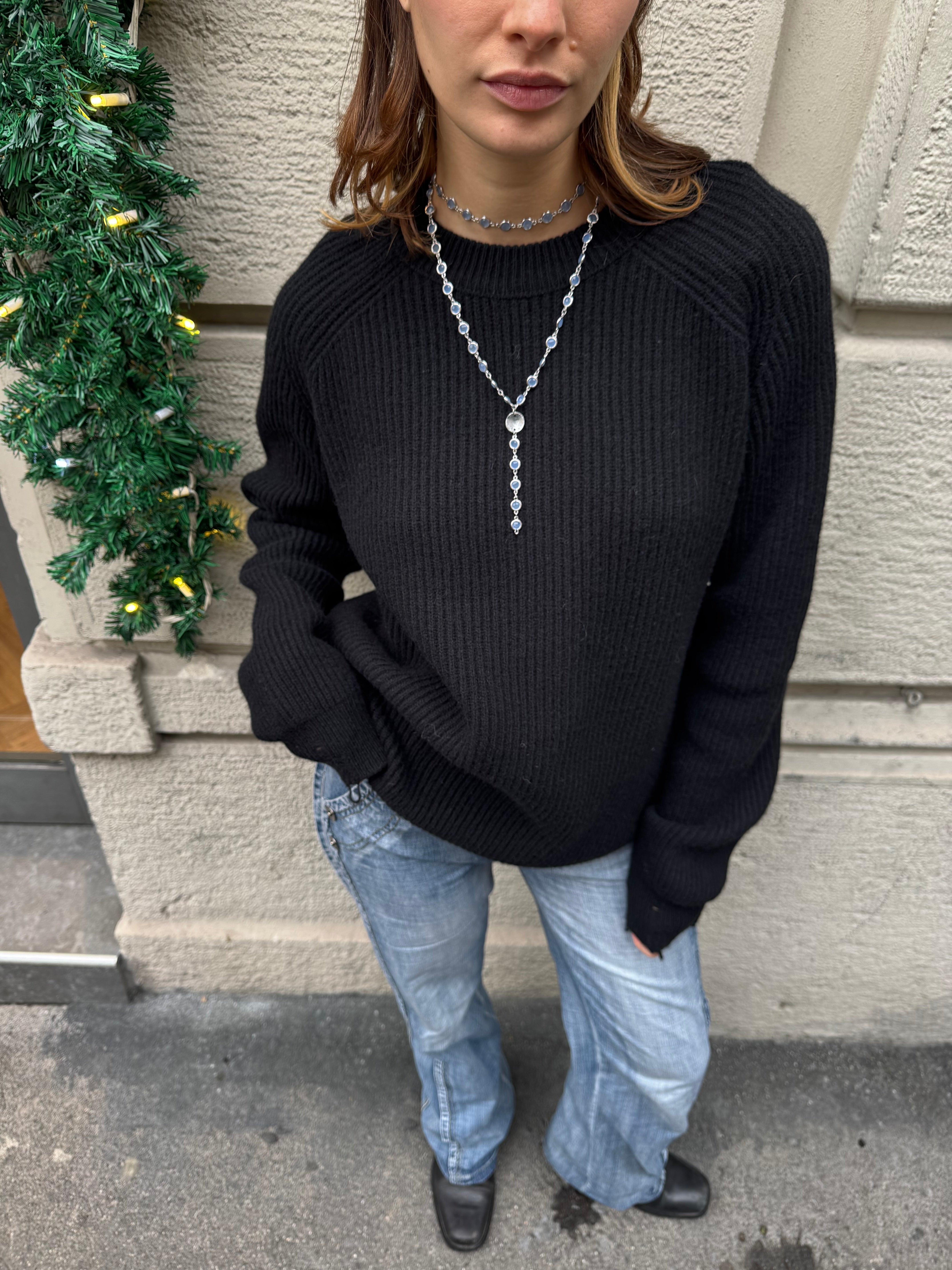 Collana Aura Azzurro Ghiaccio Argento