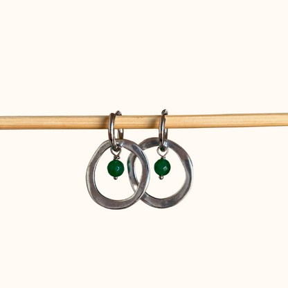 Classic Silver Compound Earrings