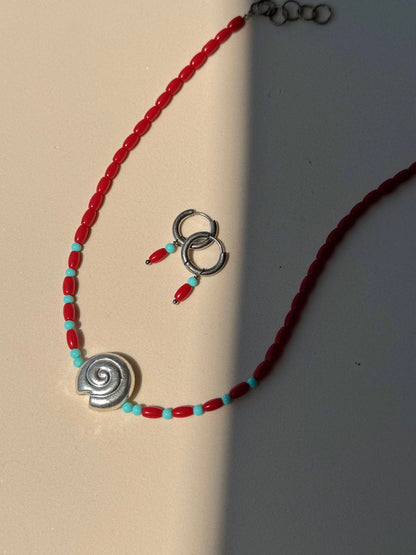 Orecchini Coralé Argento