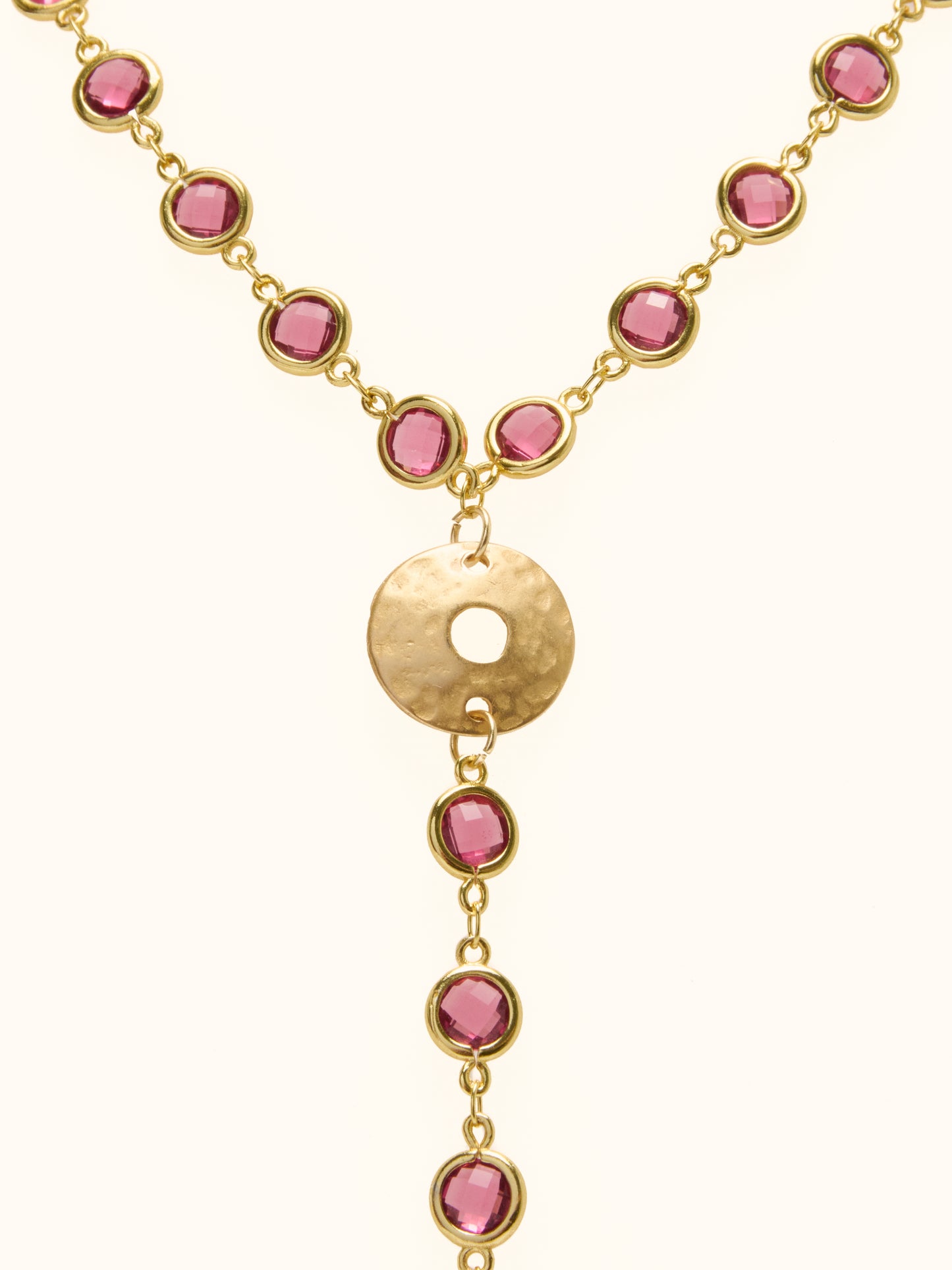 Collana Aura Borgogna