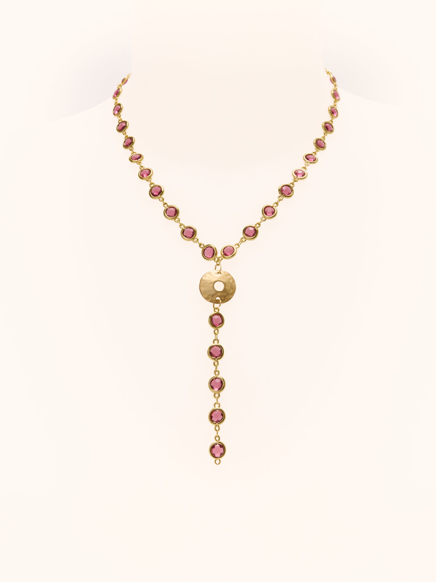 Collana Aura Borgogna