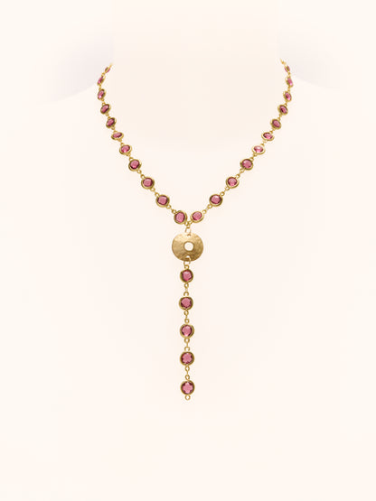 Collana Aura Borgogna