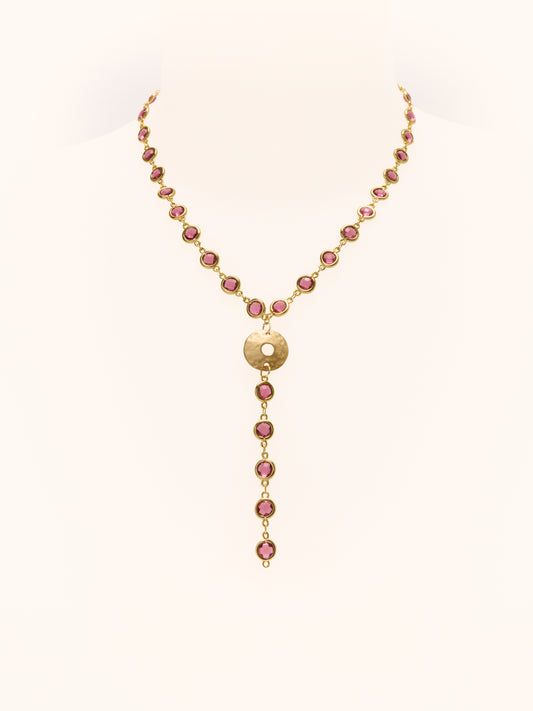 Collana Aura Borgogna