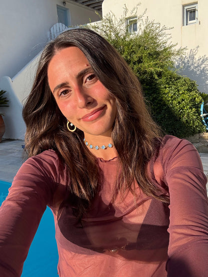 Aura Choker Turchese