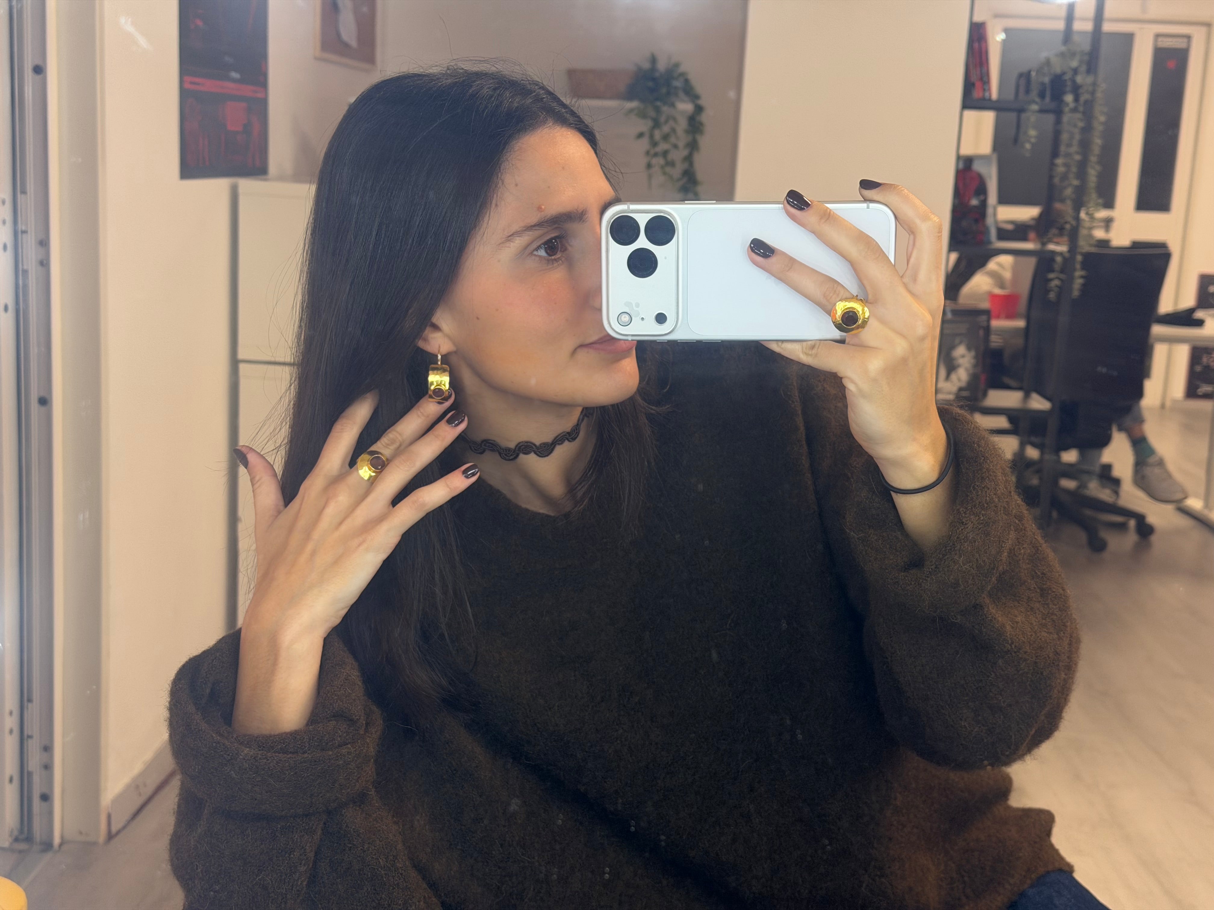 Romantico Choker Marrone