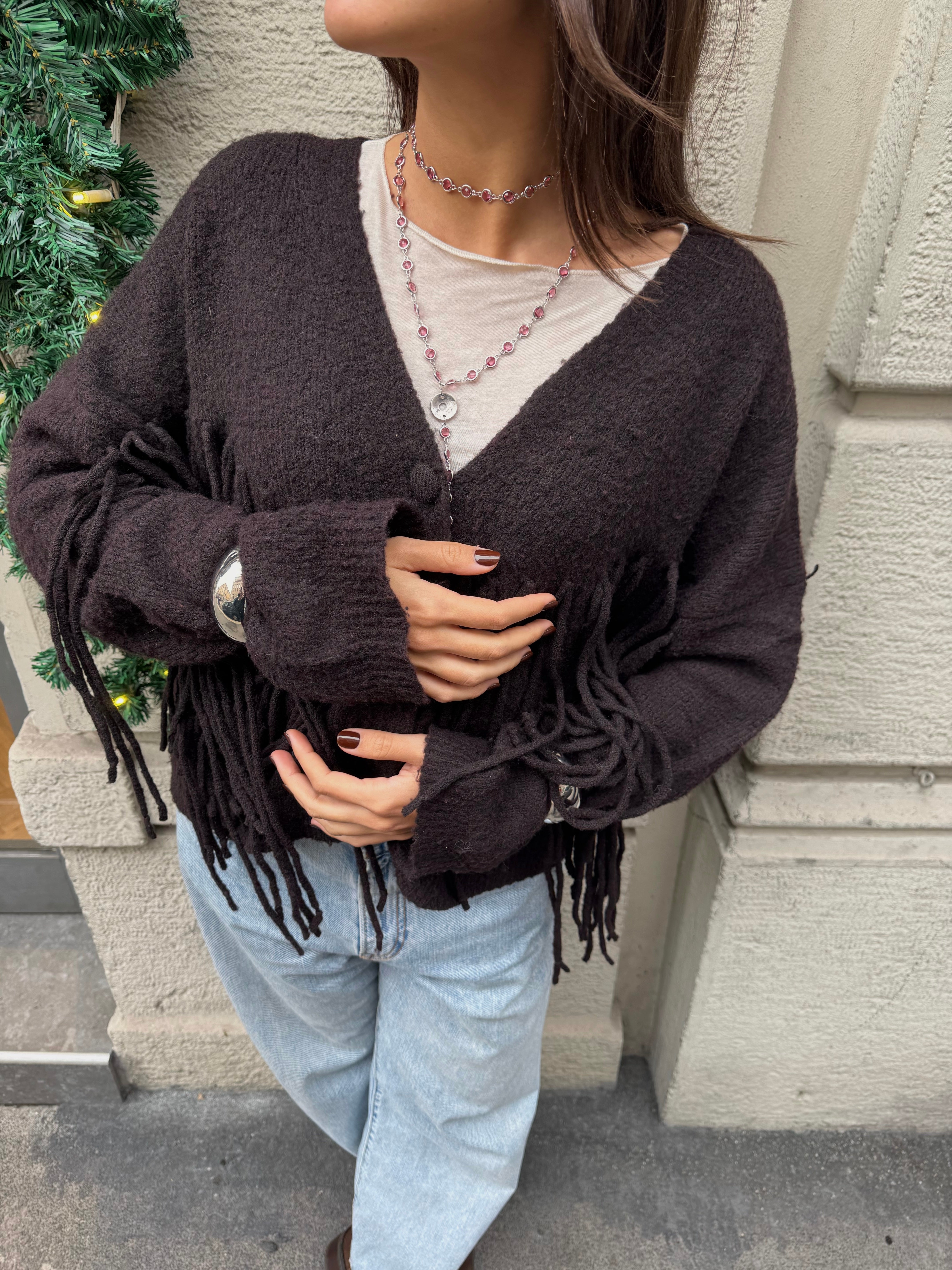 Collana Aura Rosa Candy Argento