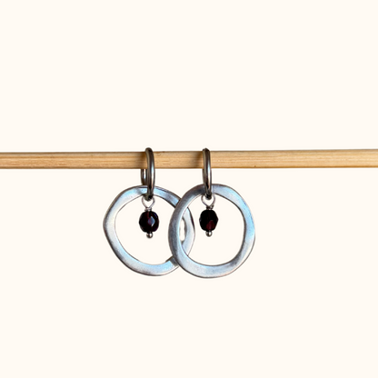 Classic Silver Compound Earrings