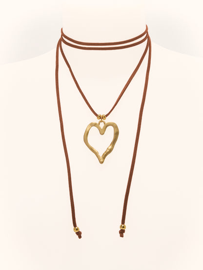 Smorfiosetto Cuore Spesso Ottone