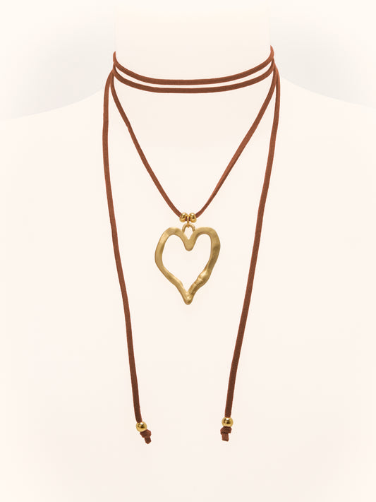 Smorfiosetto Cuore Spesso Ottone