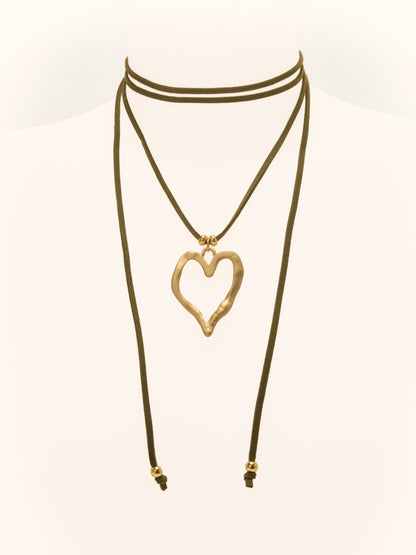 Smorfiosetto Cuore Spesso Ottone